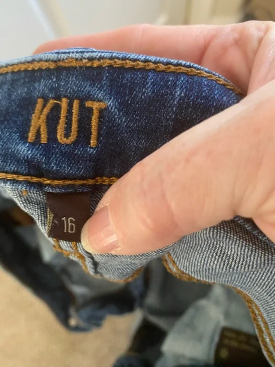 Kut from the Kloth Indigo Stretch Skinny Jeans - Picture 2 of 3